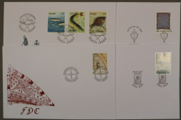 Aland, MiNr. 38-43, Jahrgang 1990, FDC - Ålandinseln