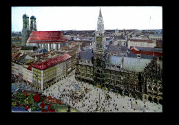München, Am Marienplatz, AZET-Color Silberkarte - Other & Unclassified
