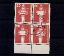Deutschland (BRD), MiNr. 848, 4er Block, Unterrand, Gestempelt - Used Stamps