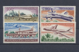 Dahomey, MiNr. 222-225, Flugzeuge, Postfrisch - Bénin – Dahomey (1960-...)