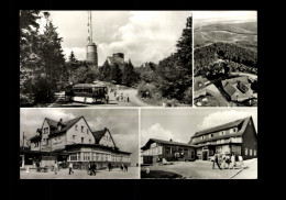 Großer Inselsberg, Blick Vom Turm, HO Gaststätte Und Berggasthof Stöhr - Sonstige & Ohne Zuordnung