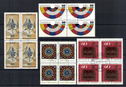 Deutschland (BRD), MiNr. 974,977,1002,1023 VB, Gestempelt - Used Stamps