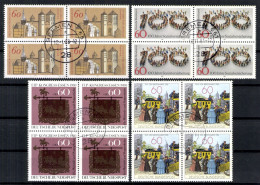 Deutschland (BRD), MiNr. 1035,1065,1112,1116 VB, Gestempelt - Used Stamps
