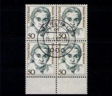 Deutschland (BRD), MiNr. 1304, 4er Block, Unterrand, Gestempelt - Oblitérés