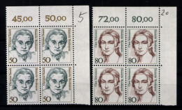 Deutschland (BRD), MiNr. 1304-1305, VB, Ecke Re. Oben, Postfrisch - Unused Stamps