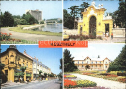 72335979 Keszthely Promenade Hotel Schloss Eingang Strassenpartie Balaton Platte - Hongrie