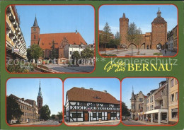 72335971 Bernau Berlin Kirche Pulverturm Tor Strassenpartie Fachwerkhaus Bernau - Sonstige & Ohne Zuordnung