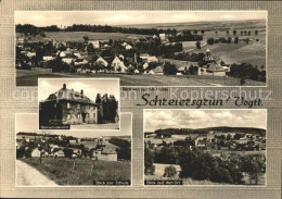72335715 Schreiersgruen Plauen Panorama Gemeindeamt Schule Ortsblick Schreiersgr - Autres & Non Classés