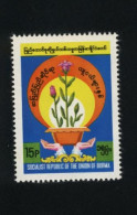 BURMA/MYANMAR STAMP 1985 ISSUED INTL YOUTH YEAR COMMEMORATIVE SINGLE, MNH - Myanmar (Burma 1948-...)