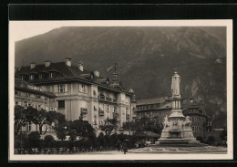Cartolina Bozen, Hotel Grizone, Piazza Vittorio Emanuele  - Bolzano (Bozen)