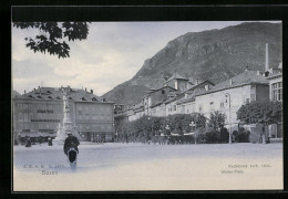 Cartolina Bozen, Der Walter-Platz  - Bolzano (Bozen)