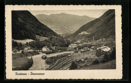 Cartolina Fortezza, Panorama, Eisenbahngleise  - Andere & Zonder Classificatie