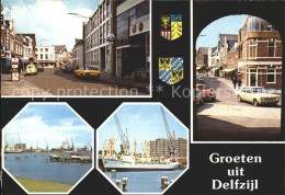 72333293 Delfzijl Strassenpartie Hafen Schiffe Wappen  - Other & Unclassified