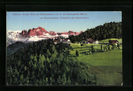 Cartolina Bozen, Blick Auf Herrenkohlern, Rosengarten  - Bolzano (Bozen)