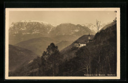 Cartolina Kampenn /Bozen, Die Kirche Vor Bergpanorama  - Bolzano (Bozen)