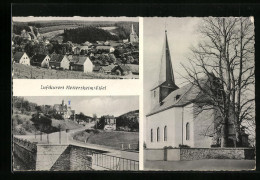 AK Nettersheim /Eifel, Ortsansicht, Strasse, Kirche  - Autres & Non Classés