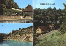72333175 Ruebeland Harz Baumannshoehle Kreuztalbruecke Blauer See Ruebeland - Autres & Non Classés