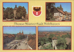 72333093 Muehlhausen Thueringen Thomas Muentzer Stadt Frauentor Rabenturm Wehrga - Mühlhausen