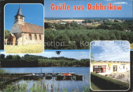 72332257 Dobbrikow Kirche Blick Vom Weinberg Kahnanlegestelle Vordersee Einkaufs - Schoeneweide