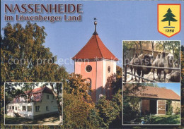 72332182 Nassenheide Dorfkirche Kamele Fleckschnupphof Kindergaestehaus Der GFJ  - Other & Unclassified