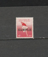 BURMA/MYANMAR STAMP 1962 ISSUED SAMPLE OVERPRINT COMEMORATIVE SINGLE, MNH - Myanmar (Burma 1948-...)