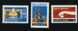 BURMA/MYANMAR STAMP 1973 ISSUED VOTING COMMEMORATIVE SET, MNH - Myanmar (Birma 1948-...)