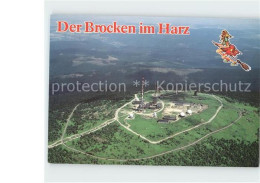 72331600 Brocken Harz Brockenhaus Wetterwarte Fliegeraufnahme Wernigerode - Wernigerode