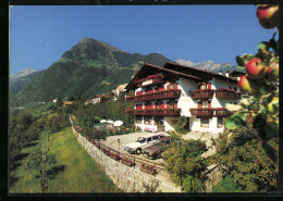 Cartolina Dorf Tirol Bei Meran, Hotel Marini, An Der Falknerpromenade  - Autres & Non Classés