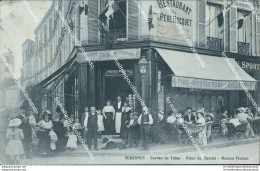 Cf89 Cartolina Suresnes Bureau De Tabac Place Du Marche' Maison Florent Francia - Other & Unclassified