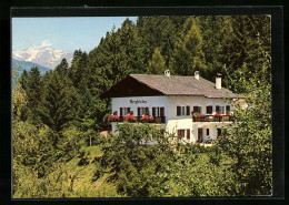 Cartolina Schenna Bei Meran, Pension Haus Bergfrieden, Hofweg Nr. 6  - Autres & Non Classés