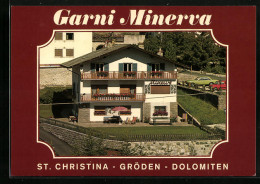 Cartolina St. Christina /Grödental, Pension Garni Minerva, Bes. Willi Demetz  - Sonstige & Ohne Zuordnung