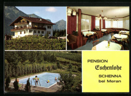 Cartolina Schenna /Meran, Pension Eschenlohe, Schennastrasse 55  - Other & Unclassified