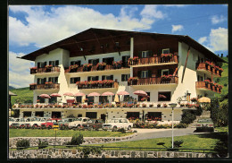 Cartolina Seis /Bozen, Hotel Florian, Aussenansicht Mit Terrasse  - Bolzano (Bozen)