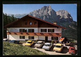 Cartolina Kastelruth, Pension Plunger, Haus Vor Bergpanorama  - Other & Unclassified