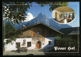 Cartolina Seis Am Schlern, Pension Psoar Hof, Innenschau  - Other & Unclassified