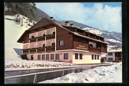 Cartolina St. Johann /Ahrntal, Pension Ahrntalerhof, Haus In Verschneiter Umgebung  - Autres & Non Classés