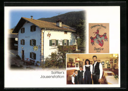 Cartolina Tagusens, Gasthaus Sattlers Jausenstation  - Other & Unclassified