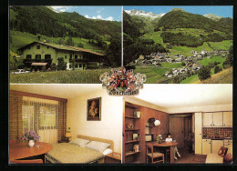 Cartolina St. Jakob /Ahrntal, Pension Haus Oberkofler, Ortsansicht  - Autres & Non Classés