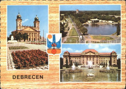 72330616 Debrecen Debrezin Hauptplatz Kirche See Universitaet Wasserspiele Debre - Hungary