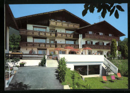 Cartolina Dorf Tirol Bei Meran, Appartement Hotel Hirzner  - Autres & Non Classés