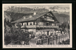 Cartolina S. Genesio, Albergo E Caffè-Ristorante Belvedere  - Autres & Non Classés