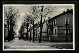 AK Borsdorf, Schulstrasse Mit Pfarrhaus  - Sonstige & Ohne Zuordnung