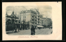 AK Hamburg-Rahlstedt, Lübeckerstrasse Mit Passanten  - Wandsbek