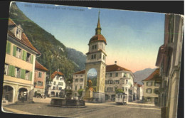 70563494 Altdorf UR Altdorf Dorfplatz Denkmal X 1920 Altdorf UR - Andere & Zonder Classificatie