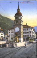 70551986 Altdorf UR Altdorf Dorfplatz Denkmal Ungelaufen Ca. 1910 Altdorf UR - Sonstige & Ohne Zuordnung