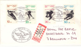 Germany FISA CONGRESS 1971. INT.LUPOSTA’71 4 Stamps Of Winter Sports - Europe