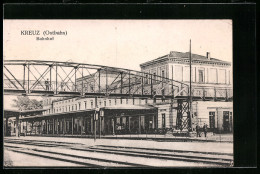 AK Kreuz (Ostbahn), Bahnhof  - Pommern