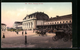 Cartolina Milano, Stazione Centrale  - Milano (Mailand)