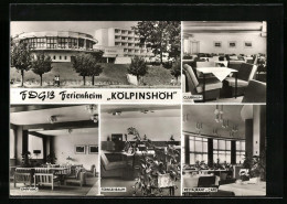 AK Kölpinsee /Insel Usedom, FDGB-Ferienheim Kölpinshöh-Clubraum, Restaurant Und Cafè, Fernsehraum, Empfang  - Usedom