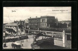 AK Berlin, Strassenbahn Am Hauptbahnhof Hallesches Tor  - Strassenbahnen